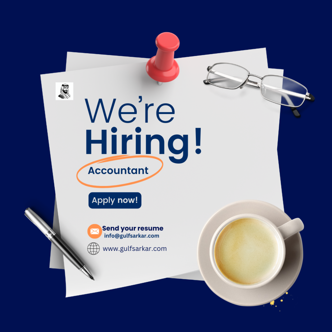 Accountant job In Saudi Arabia