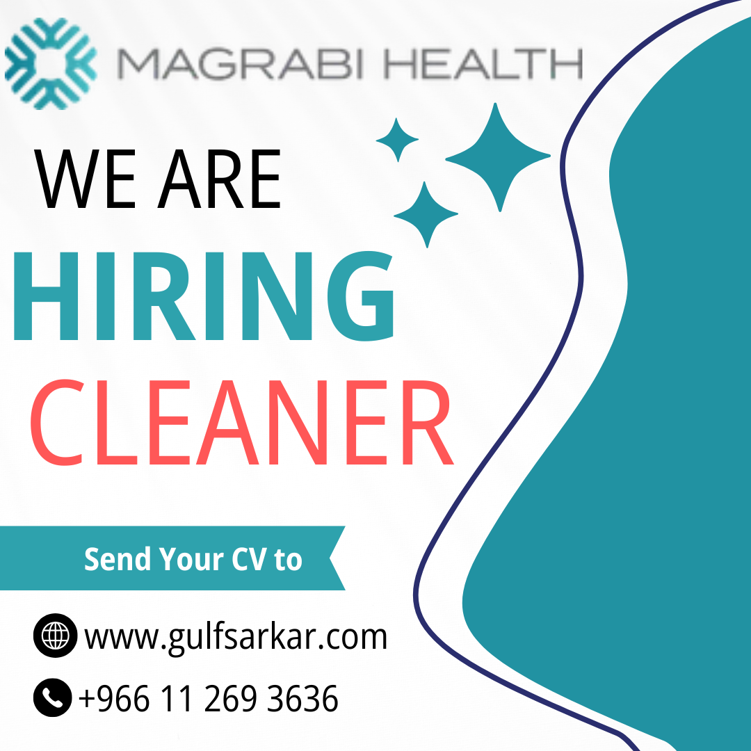 Hospital Cleaning Jobs in Riyadh