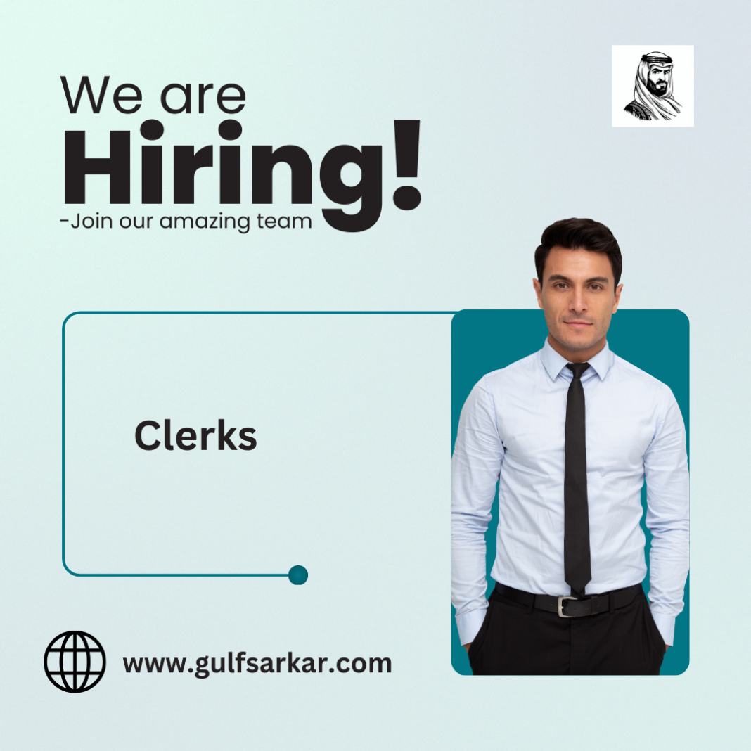 Data Processing Clerk Jobs In Saudi Arabia