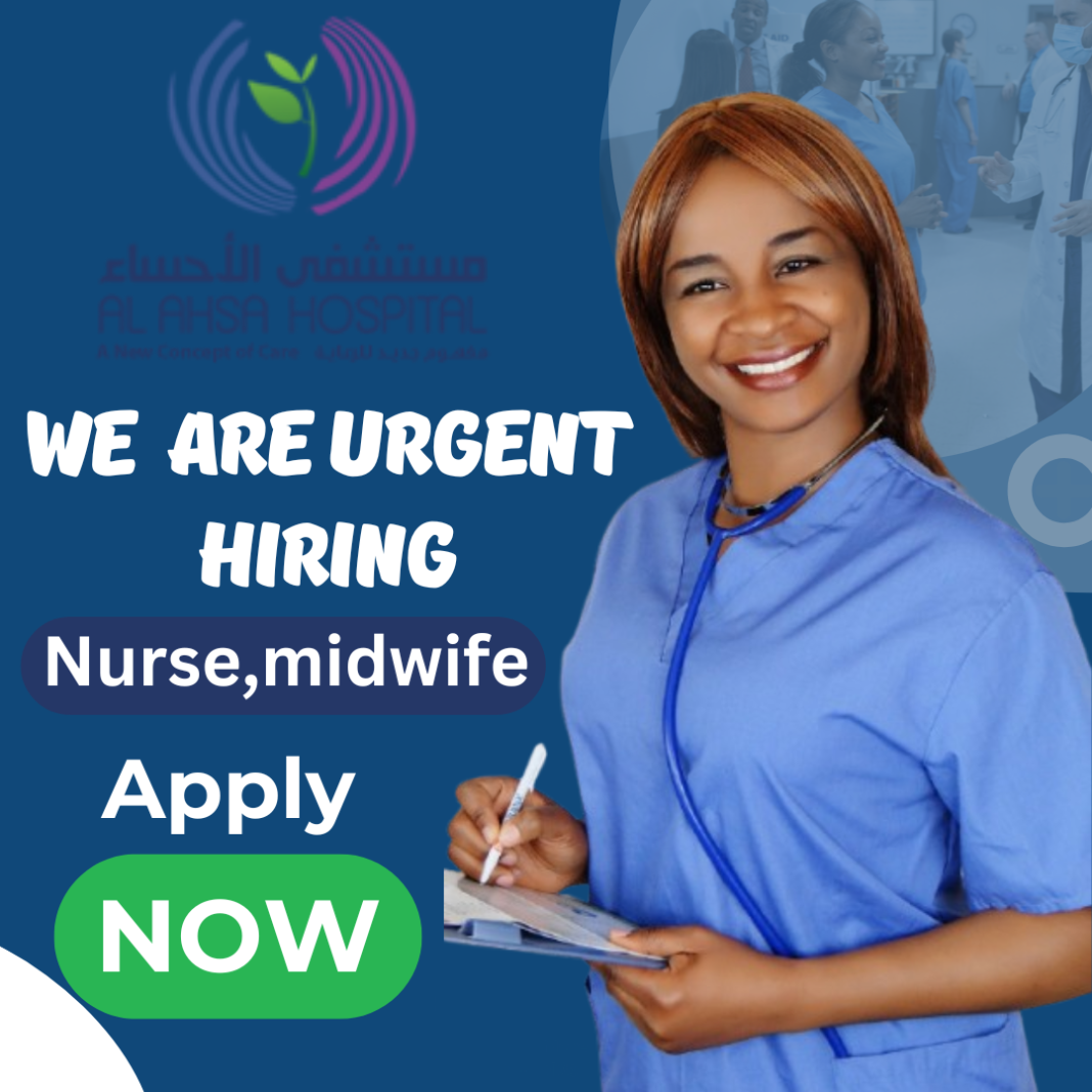 Nurse,midwife in Saudi Arabia jobs