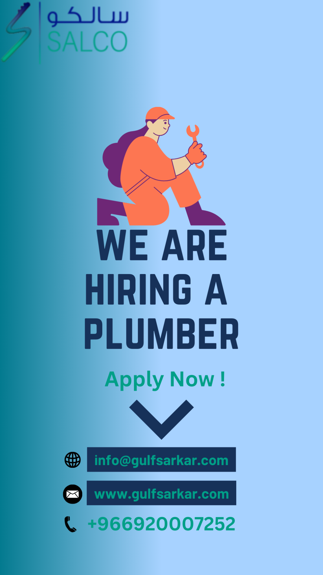 Plumber Jobs Today in Saudi Arabia 2025