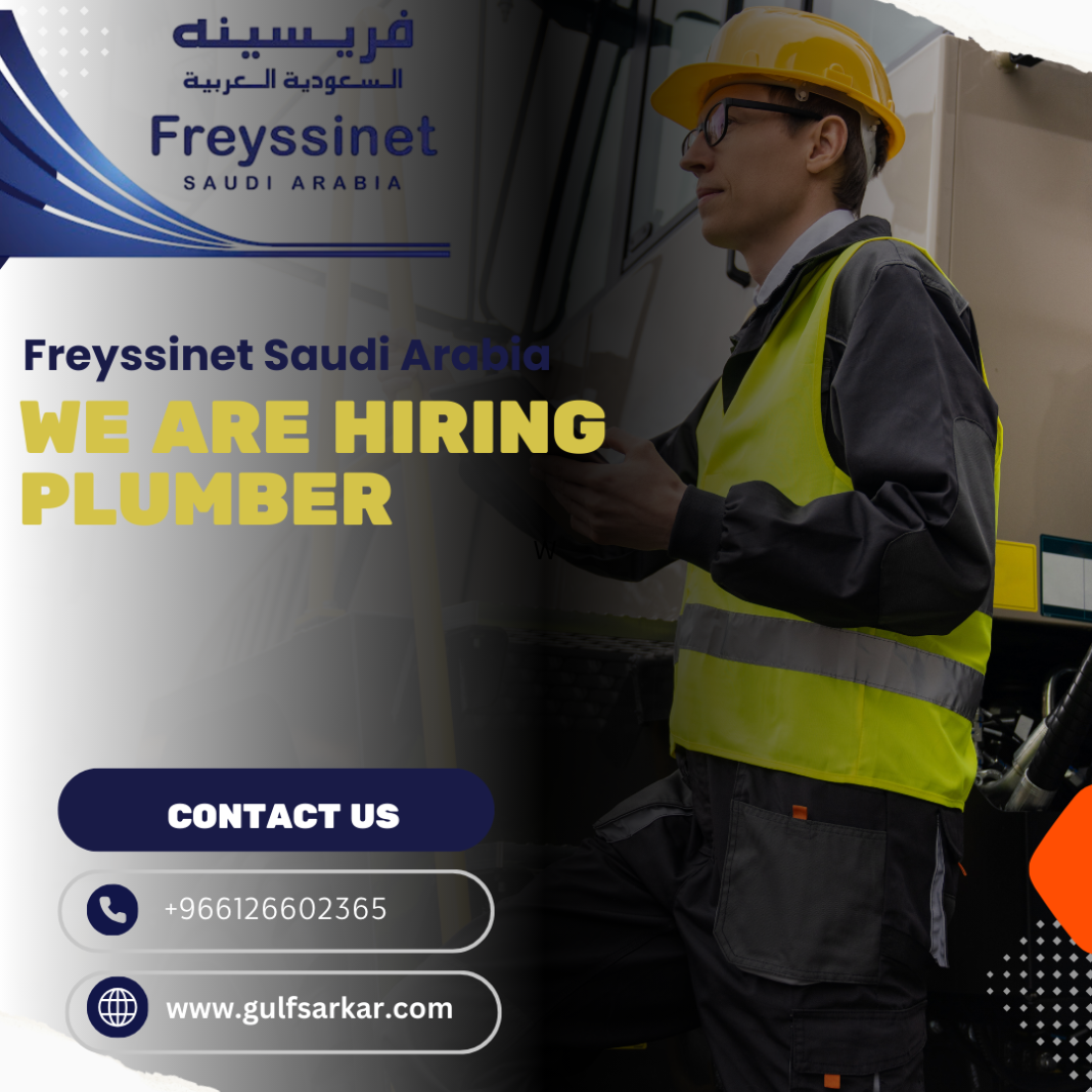 Plumbing Jobs In Saudi Arabia​