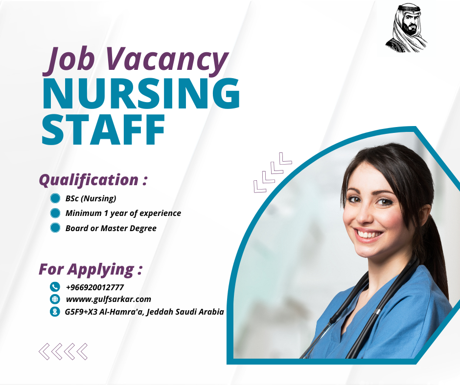 Urgent Nursing Jobs In Saudi Arabia