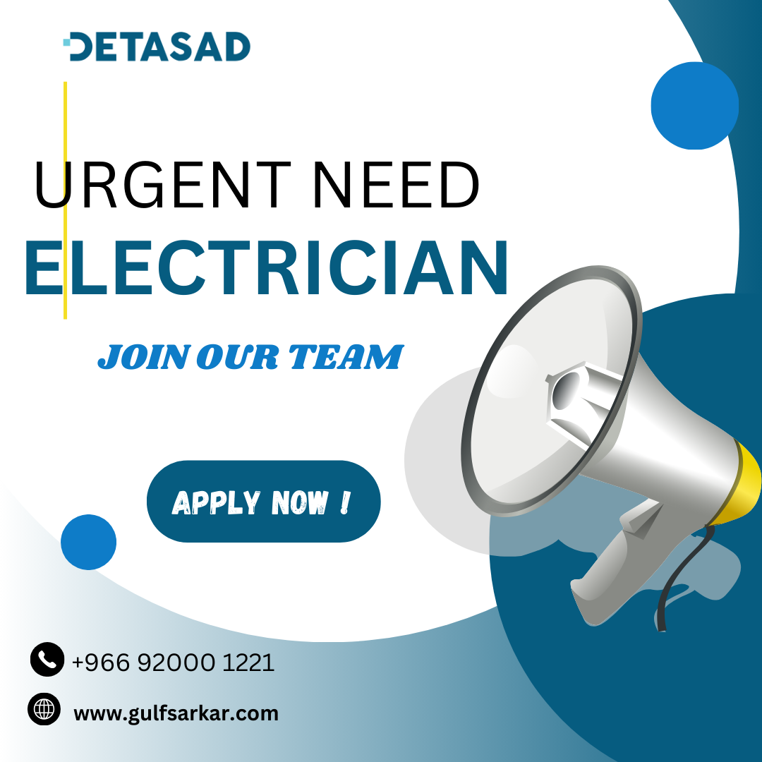 Electrical Jobs in Saudi Arabia