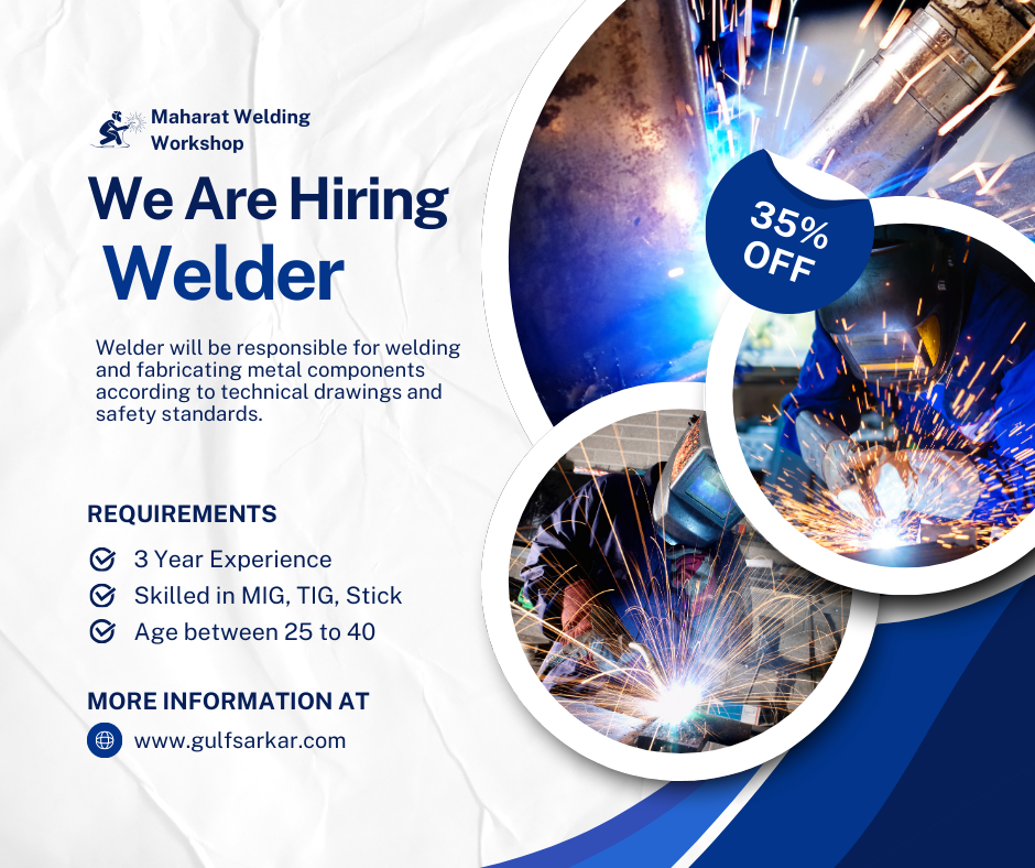 Welder Job In Saudi Arabia