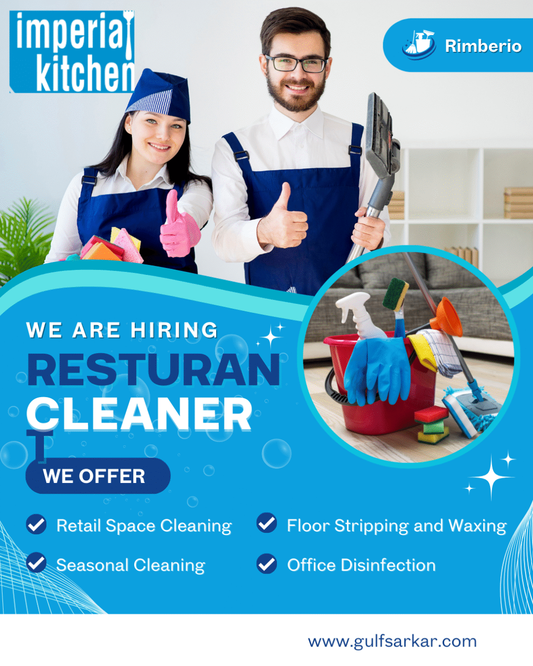 Restaurant Cleaner job in oman