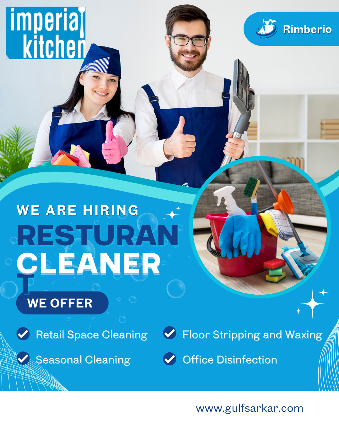 Restaurant Cleaner job in oman