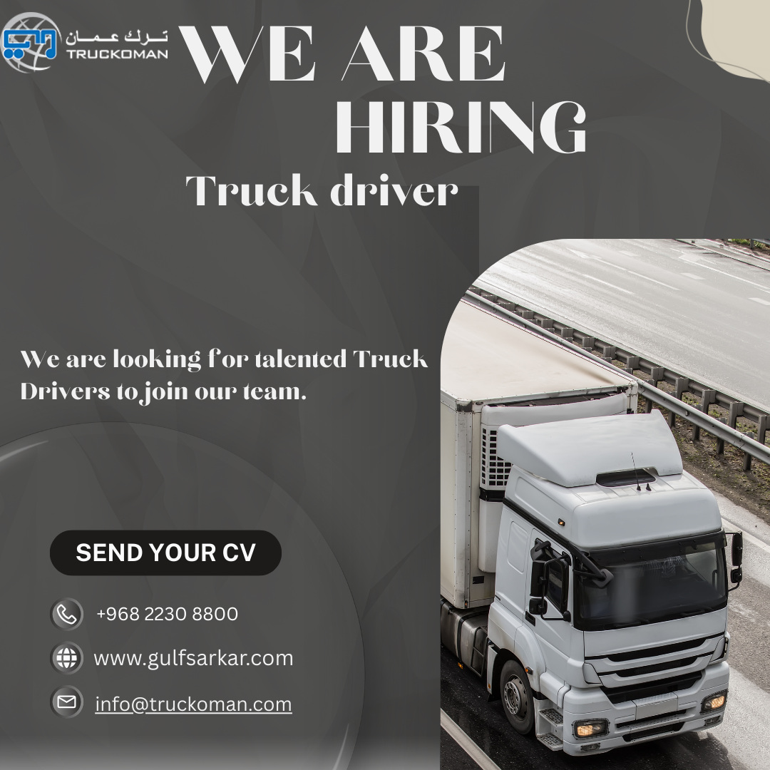 Truck driver job in oman