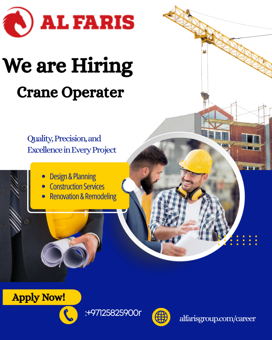 Crane Operator Job In Riyadh