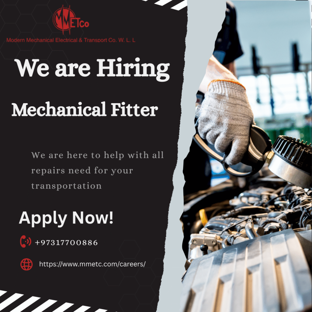 Mechanical Fitter job in Bahrain
